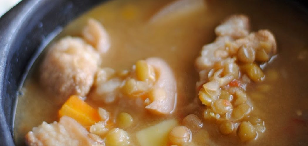 Colombian Style Lentil Soup