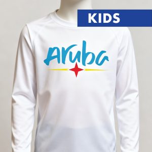 Kids - White Long Sleeve Dry-Fit